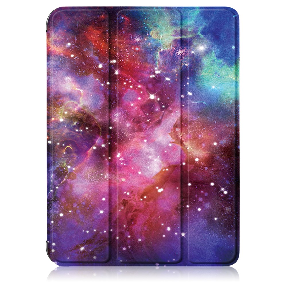 iPad Mini (2021) Fodral Tri-Fold Med Pennhllare Cosmic Space