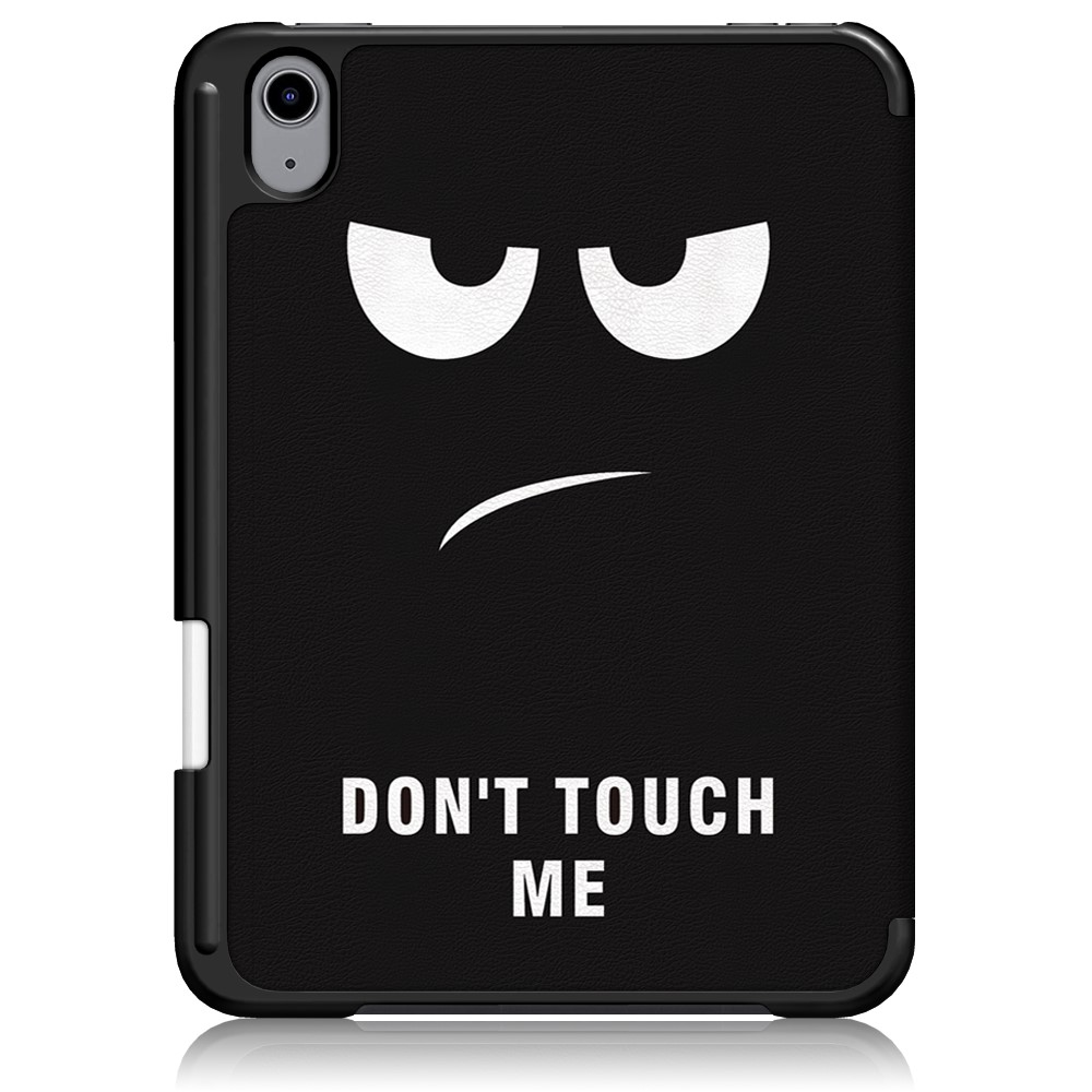 iPad Mini (2021) Fodral Tri-Fold Med Pennhllare Dont Touch Me