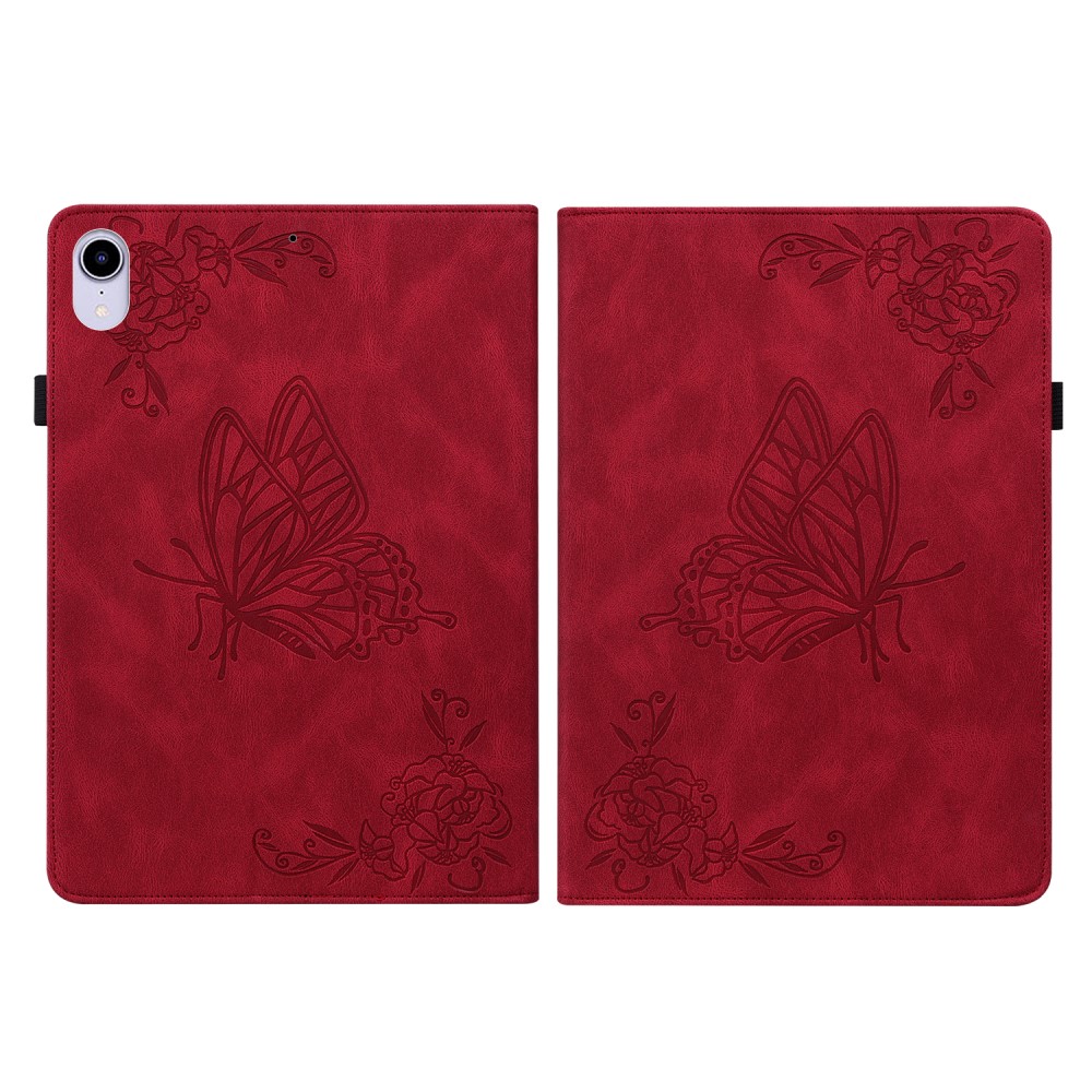 iPad Mini (2021) Fodral Butterfly Flower Rd