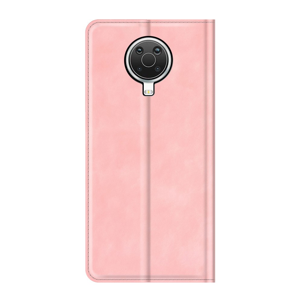 Nokia G10 / G20 Fodral Skin Touch Lder Rosa