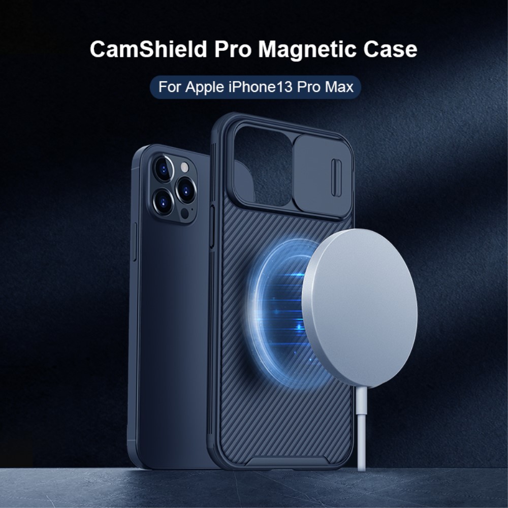 NILLKIN iPhone 13 Pro Max Skal MagSafe CamShield Pro Bl