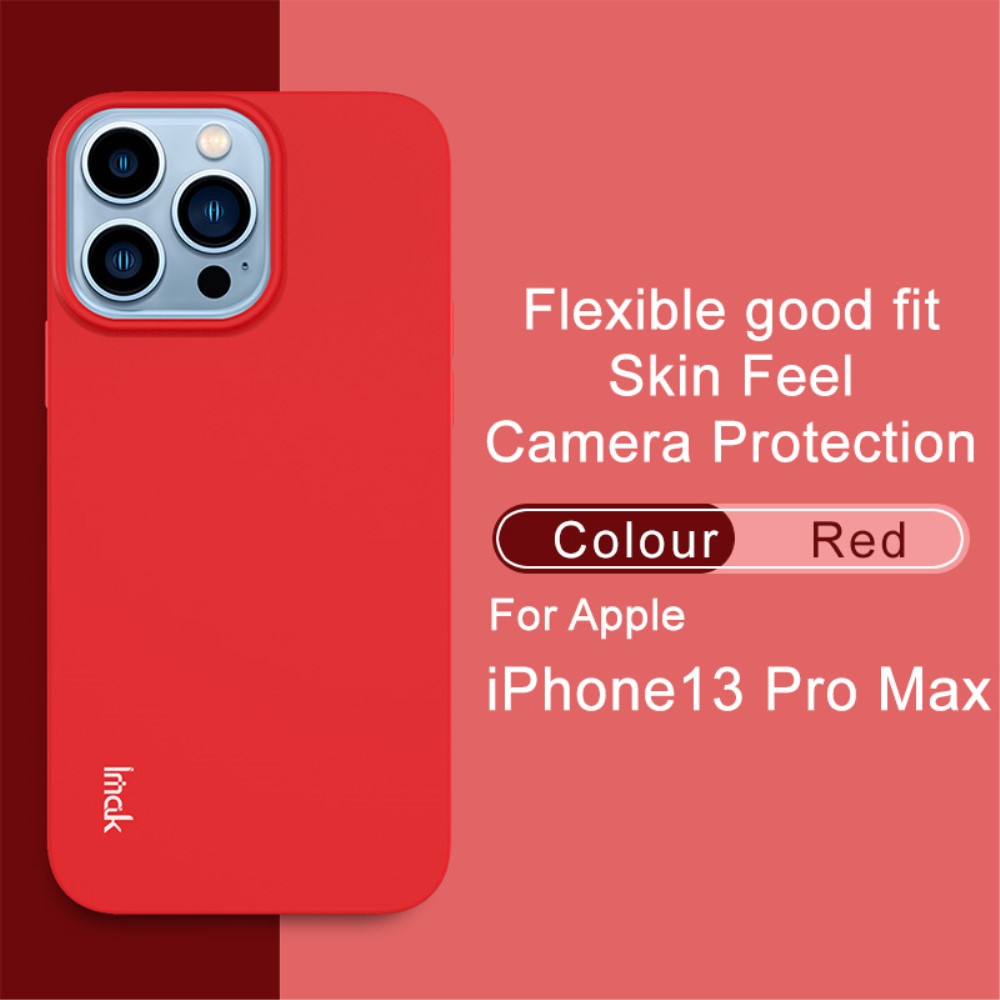 IMAK iPhone 13 Pro Max Skal Skin Touch TPU Rd