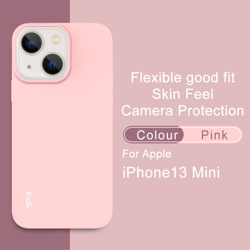IMAK iPhone 13 Mini Skal Skin Touch TPU Ljus Rosa