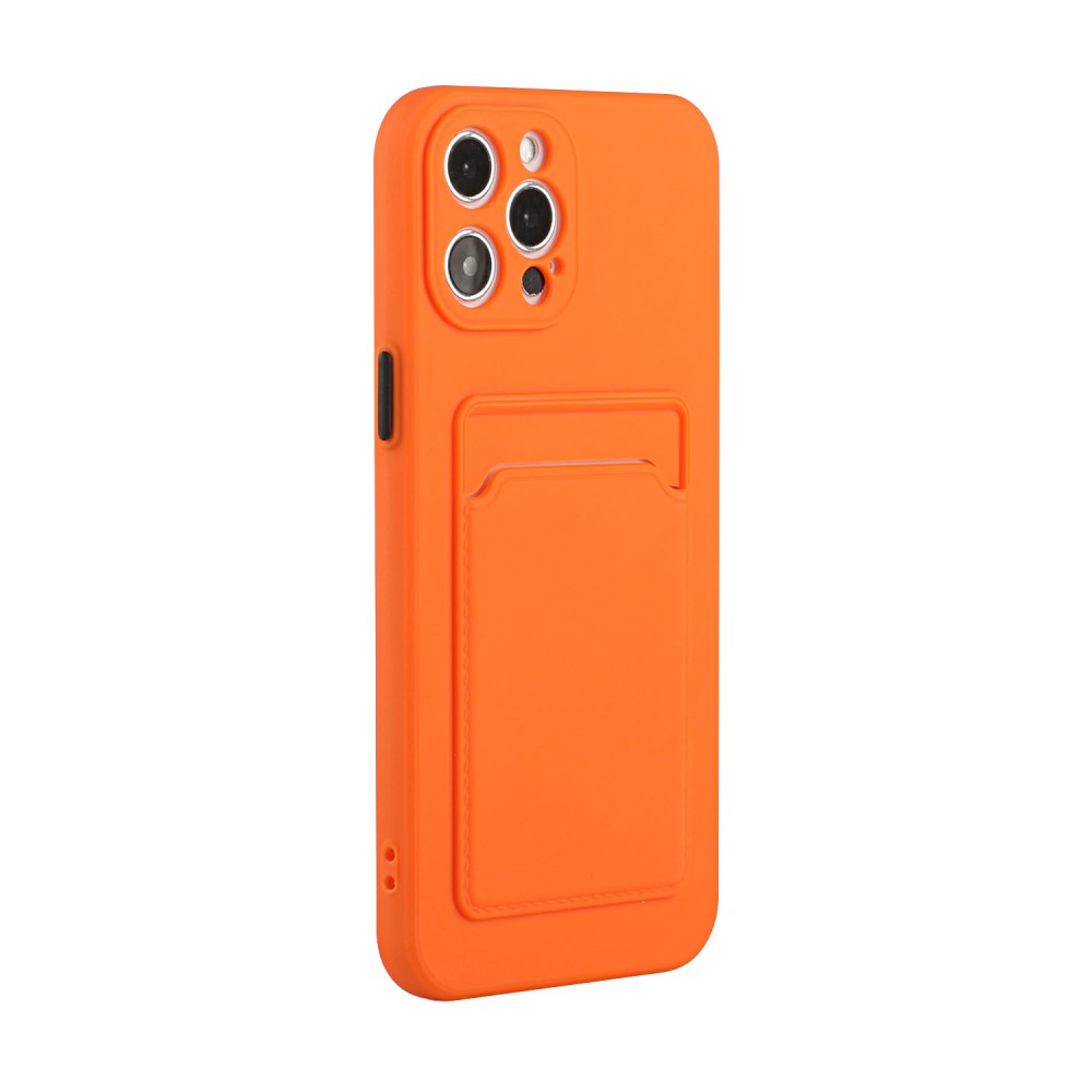 iPhone 13 Pro Skal Med Kortfack Orange