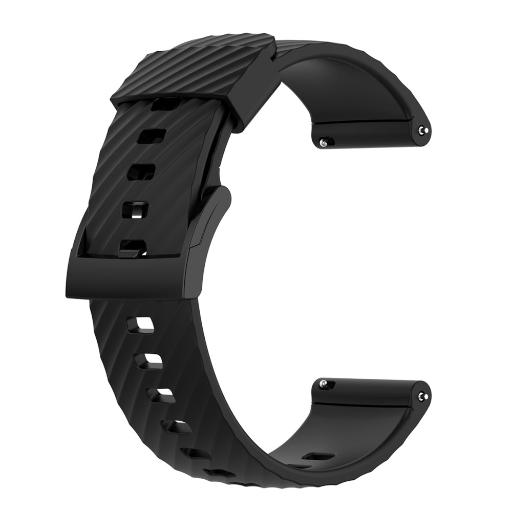 Silikon Armband Fr Suunto (24mm) Svart