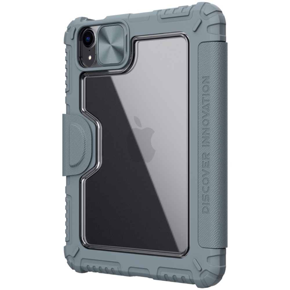 NILLKIN iPad Mini (2021) Fodral Tri-Fold CamShield Bumper Grå