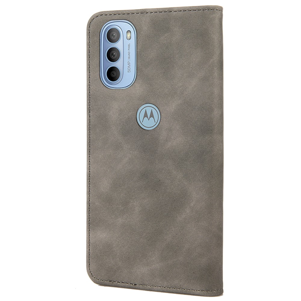 Motorola Moto G31 / G41 Fodral Flip Skin Touch Gr