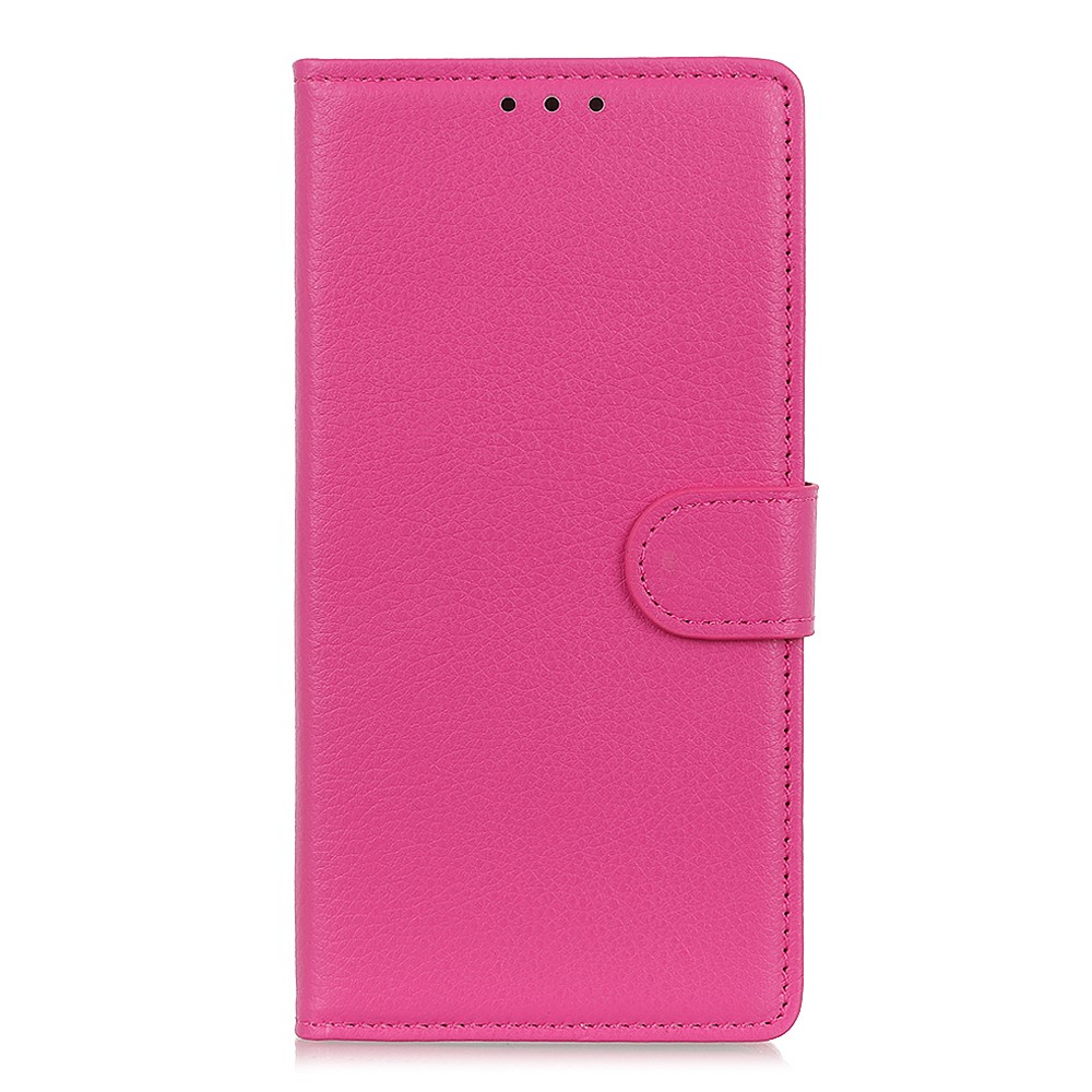 Motorola Moto G31 / G41 Fodral Litchi Läder Rosa