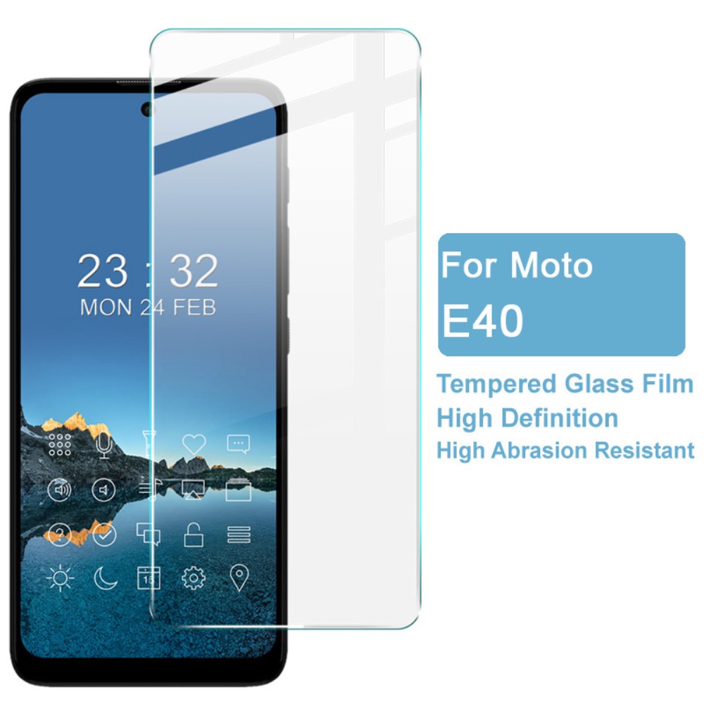 IMAK Motorola Moto E40 Skrmskydd Hrdat Glas