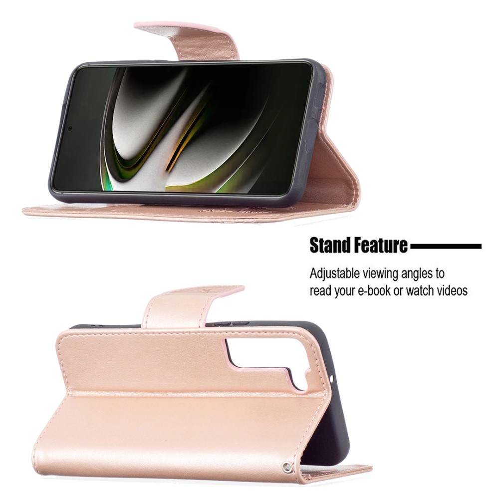 Samsung Galaxy S22 Plus Fodral Tryckt Fjril Rosguld