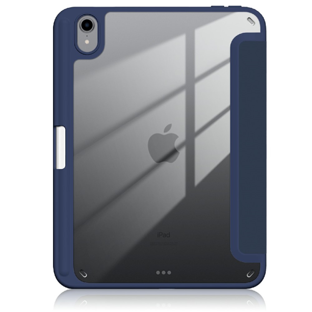 iPad Mini (2021) Fodral Tri-Fold Hybrid Pennhllare Bl