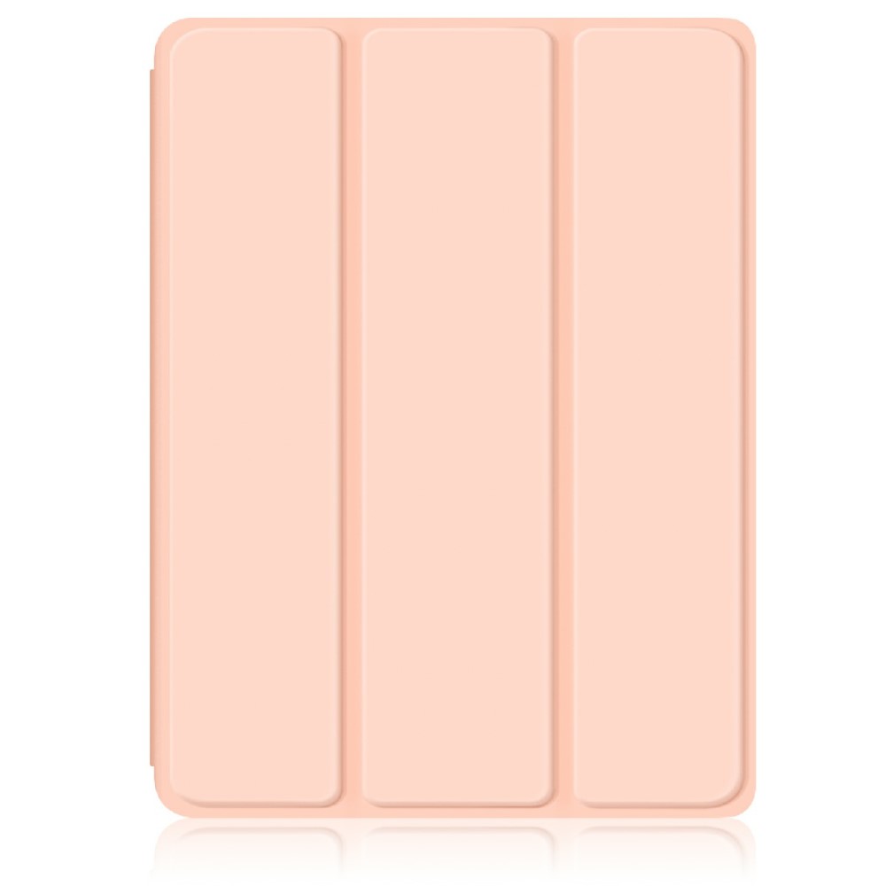 iPad Mini (2021) Fodral Tri-Fold Hybrid Pennhllare Ljus Rosa