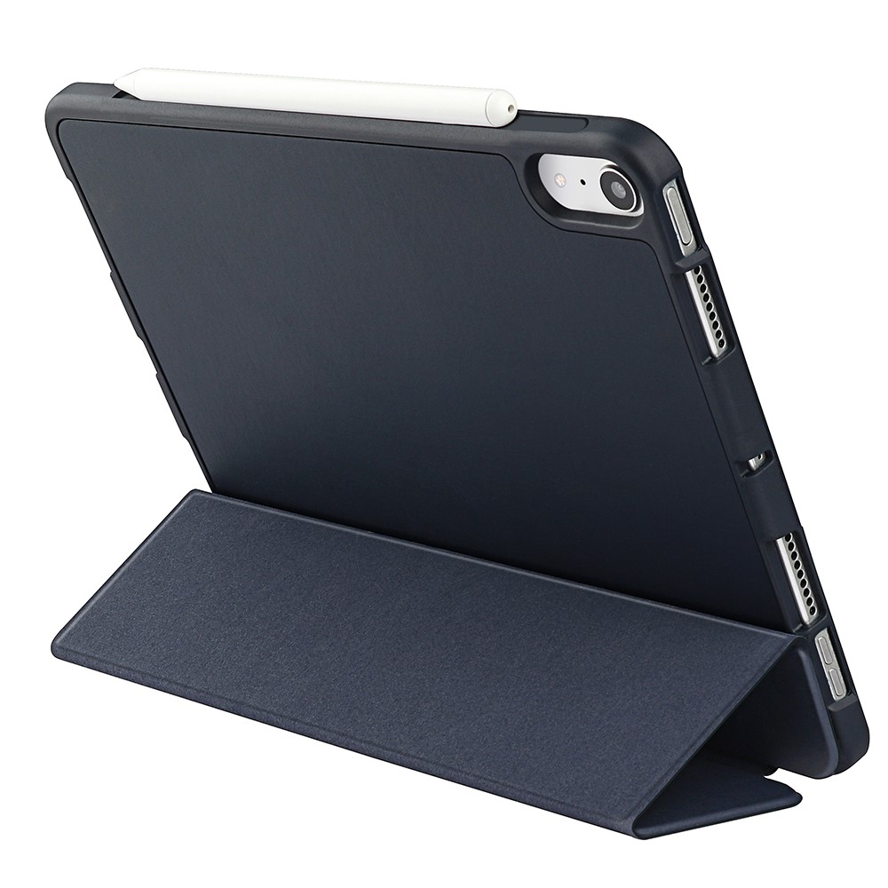 iPad Mini (2021) Fodral Tri-Fold Pennhllare Mrk Bl