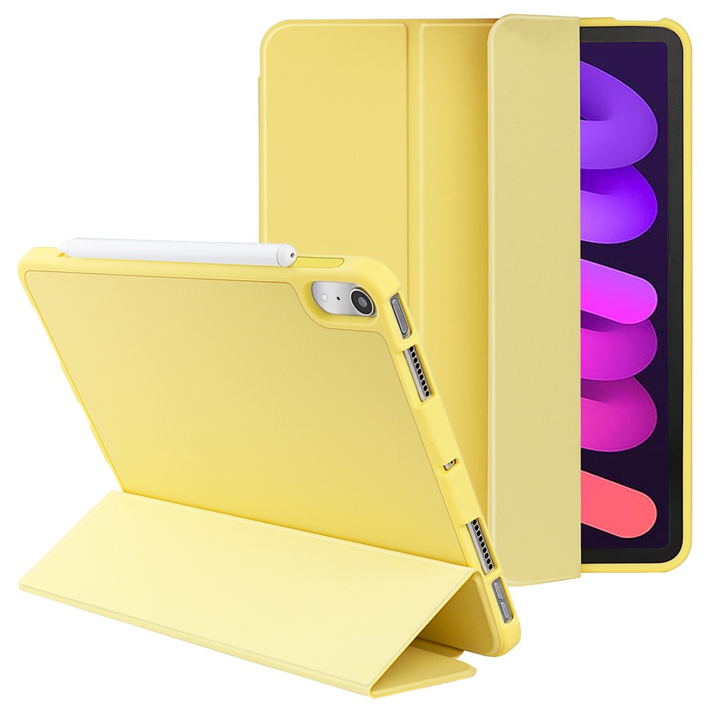 iPad Mini (2021) Fodral Tri-Fold Pennhllare Gul