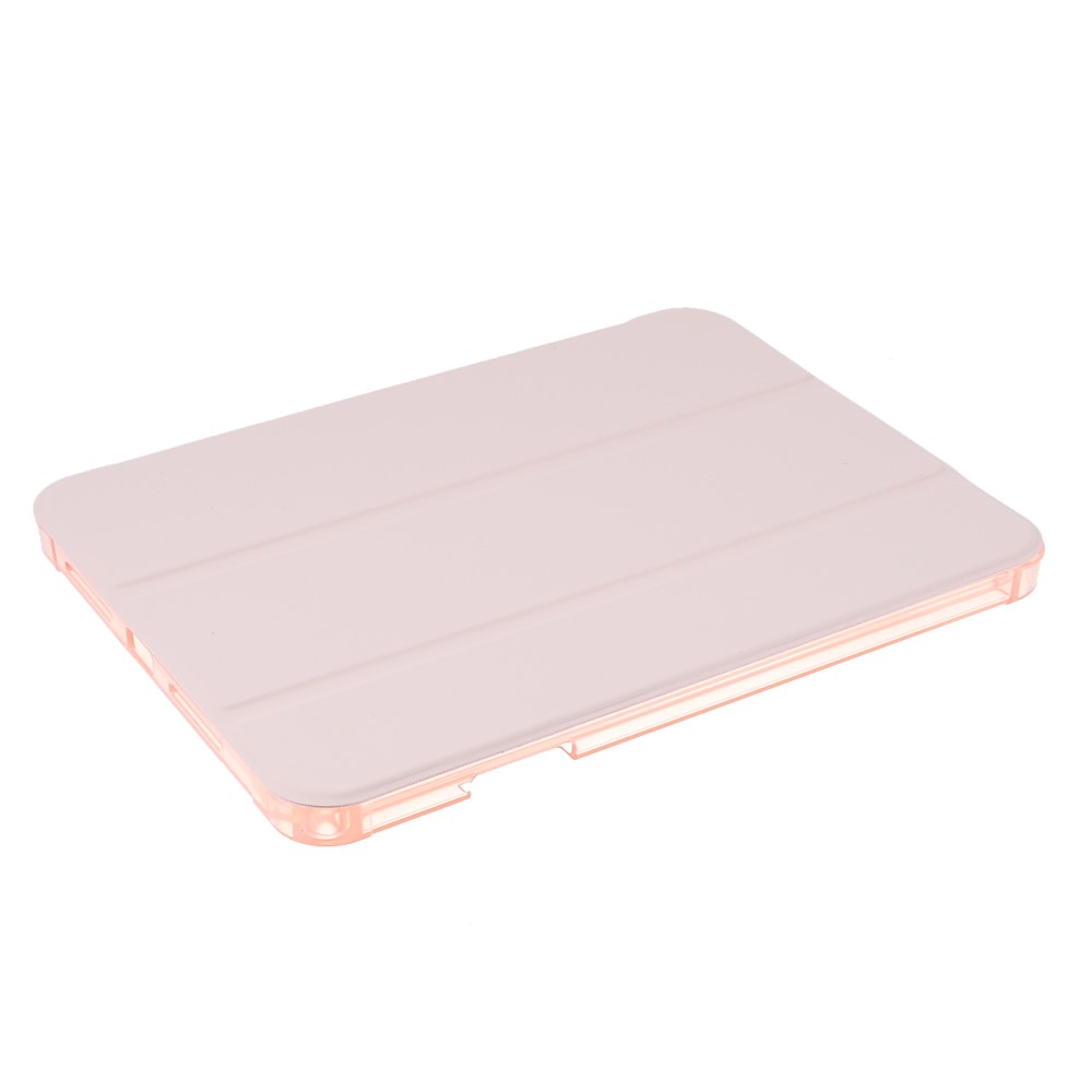 iPad Mini (2021) Fodral Shockproof Tri-Fold Pennhållare Ljus Rosa