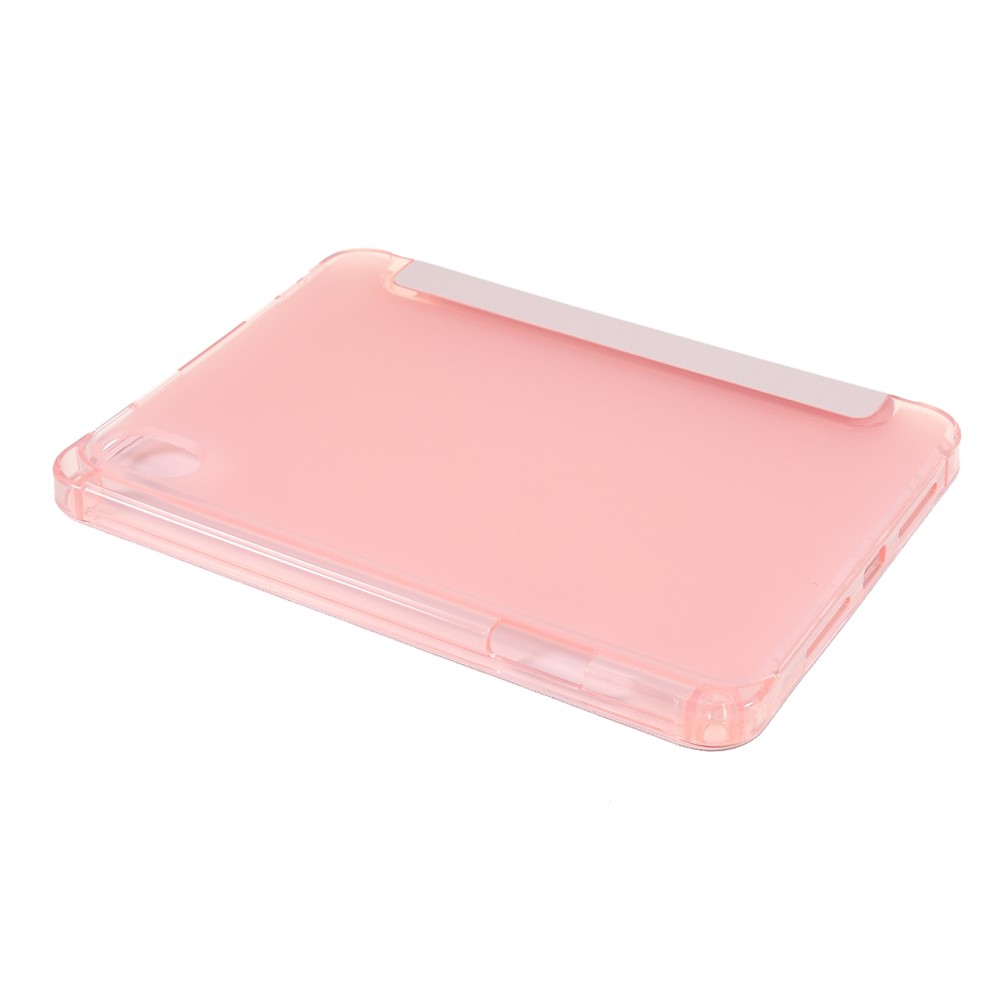 iPad Mini (2021) Fodral Shockproof Tri-Fold Pennhållare Ljus Rosa