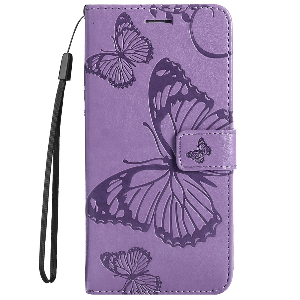 Samsung Galaxy S22 Ultra Fodral Tryck Butterfly Lila