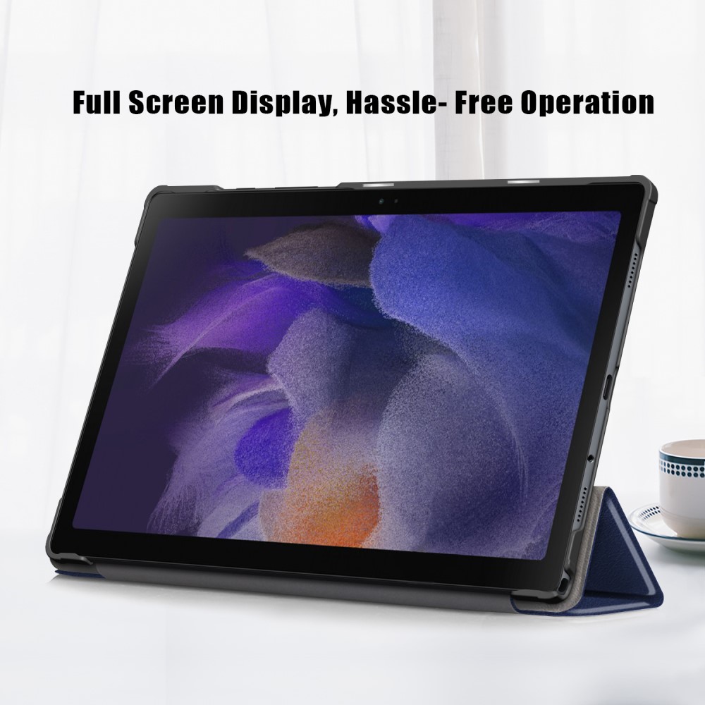 Samsung Galaxy Tab A8 10.5 (2021) Fodral Premium Tri-Fold Bl