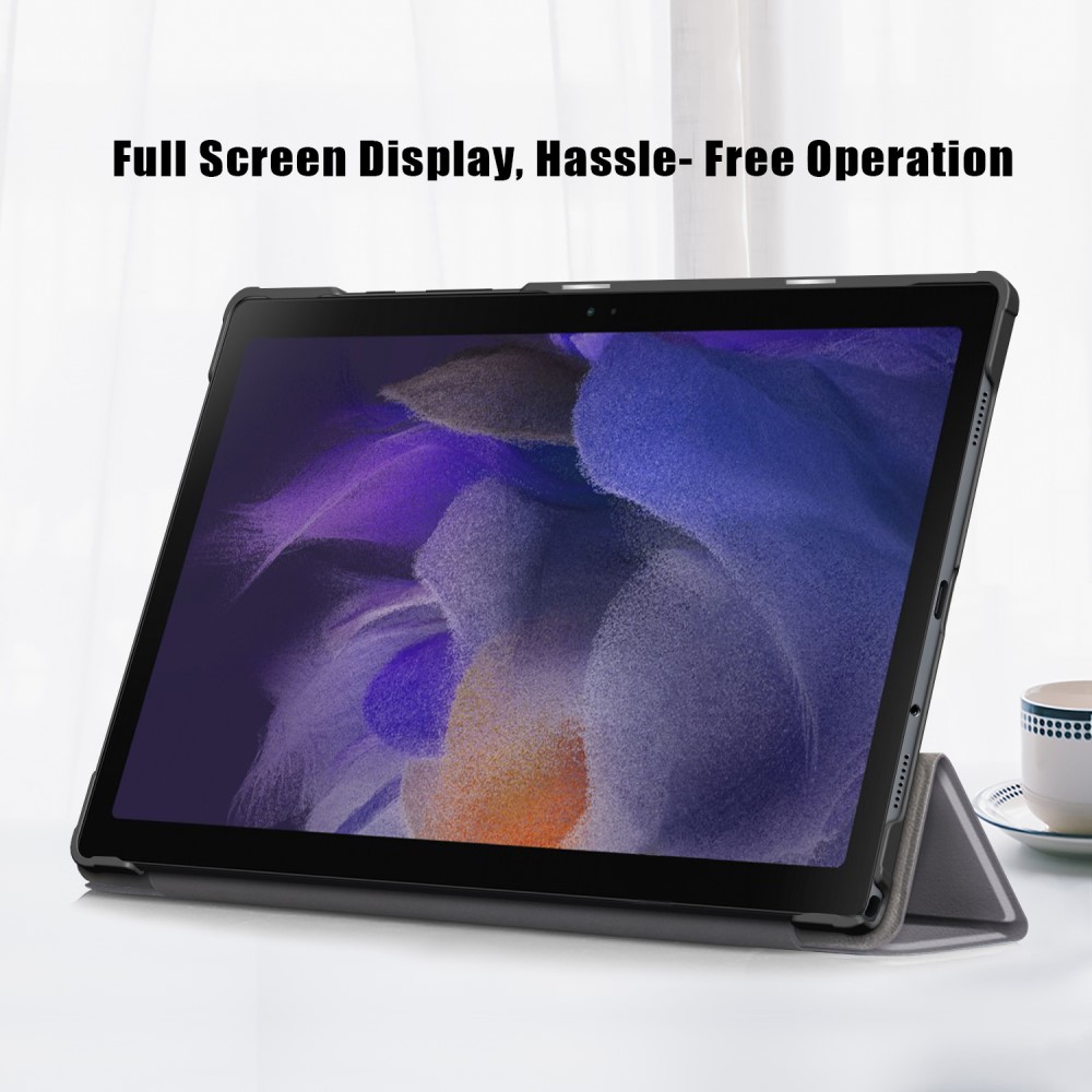 Samsung Galaxy Tab A8 10.5 (2021) Fodral Premium Tri-Fold Gr