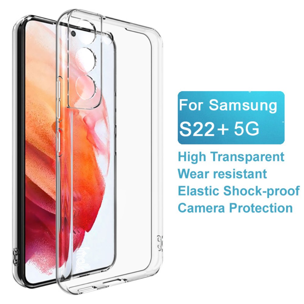 IMAK Samsung Galaxy S22 Plus Skal TPU Transparent