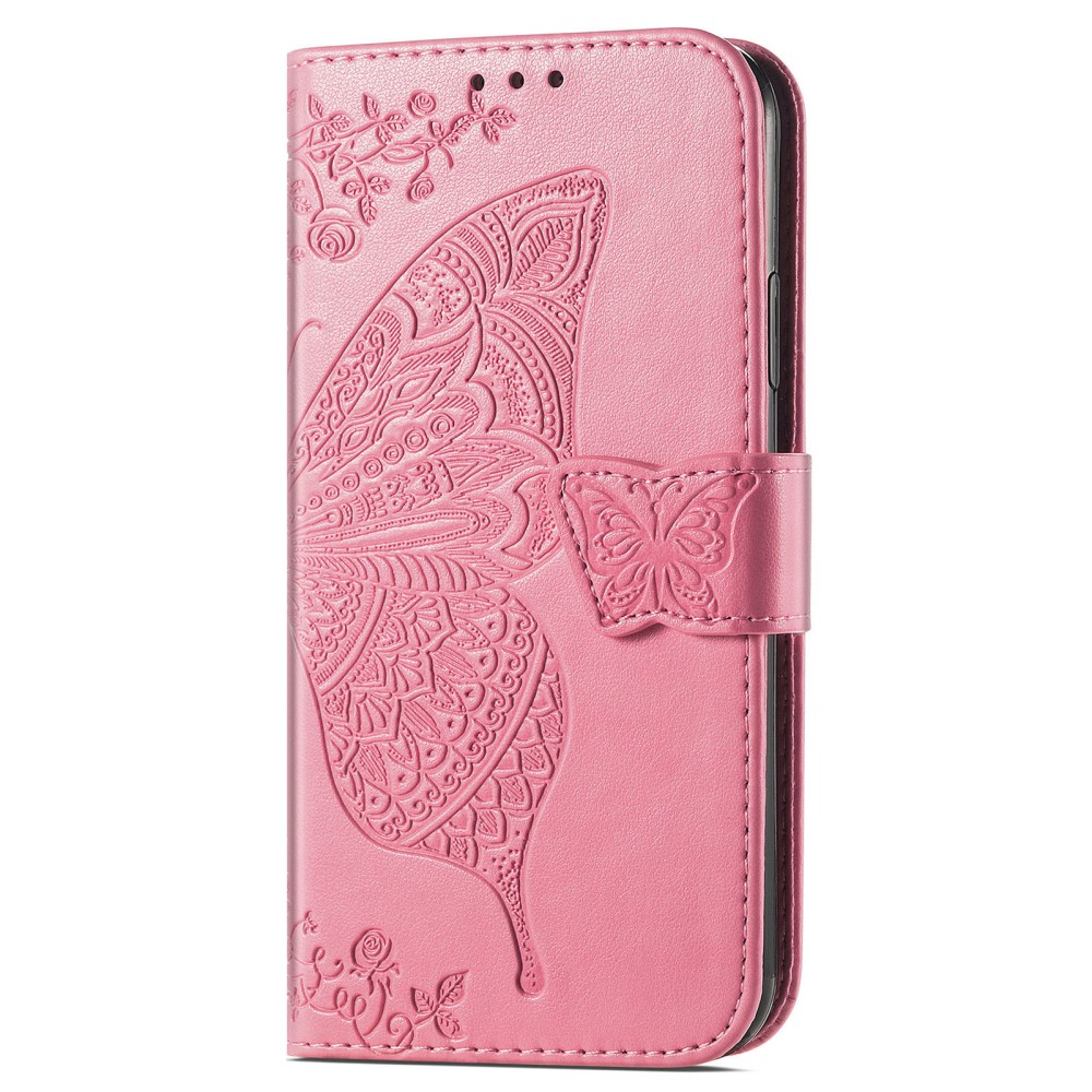 Samsung Galaxy A53 5G Fodral Butterfly Rosa