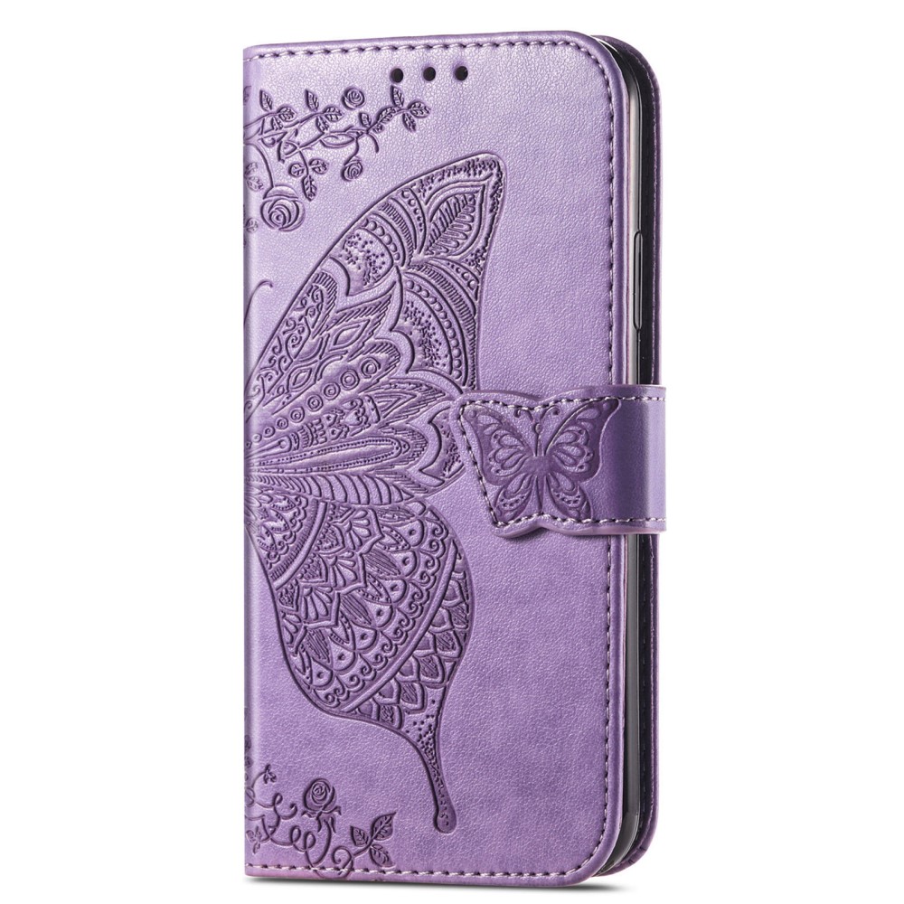 Samsung Galaxy A53 5G Fodral Butterfly Lila