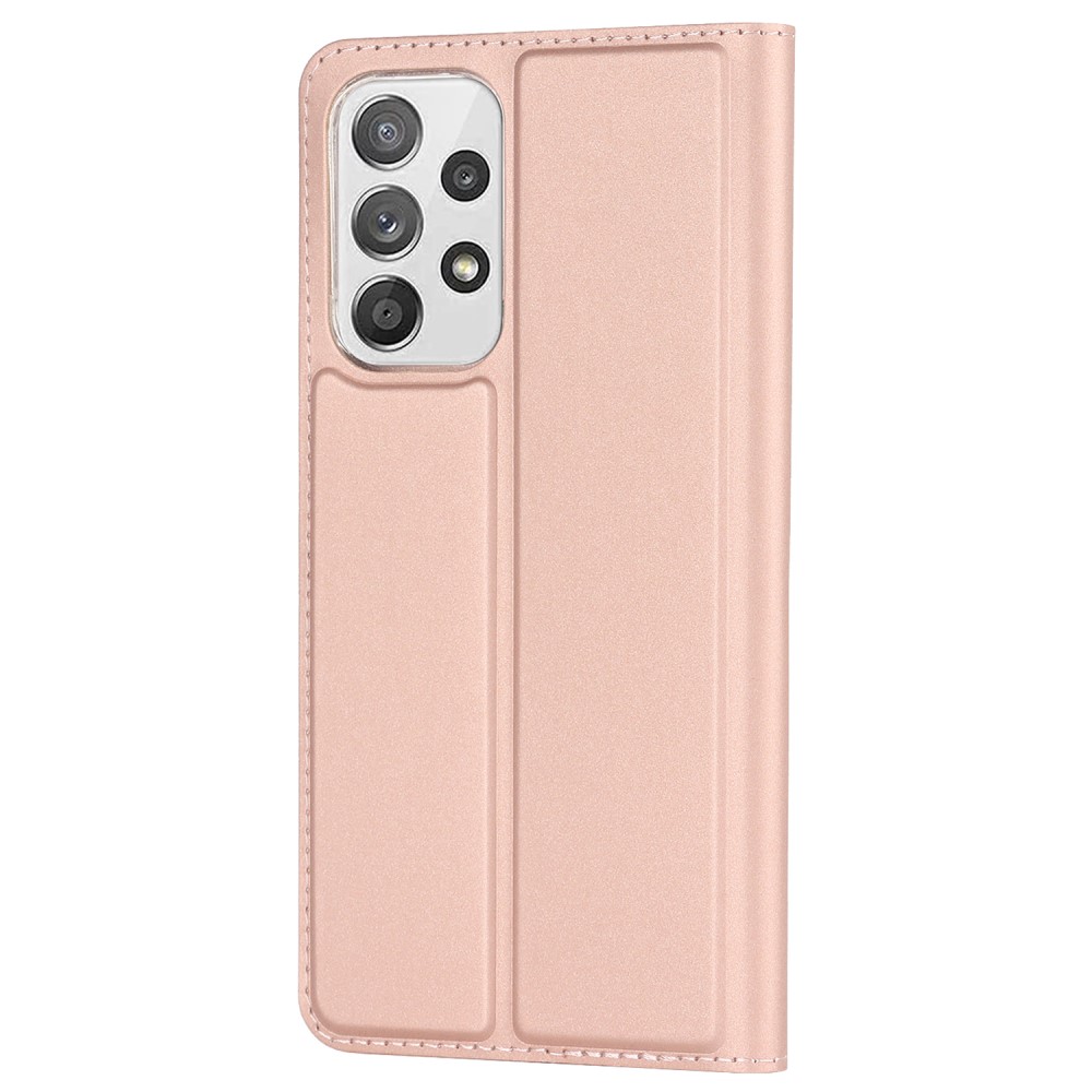 Samsung Galaxy A53 5G Fodral Flip Skin Touch Rosguld