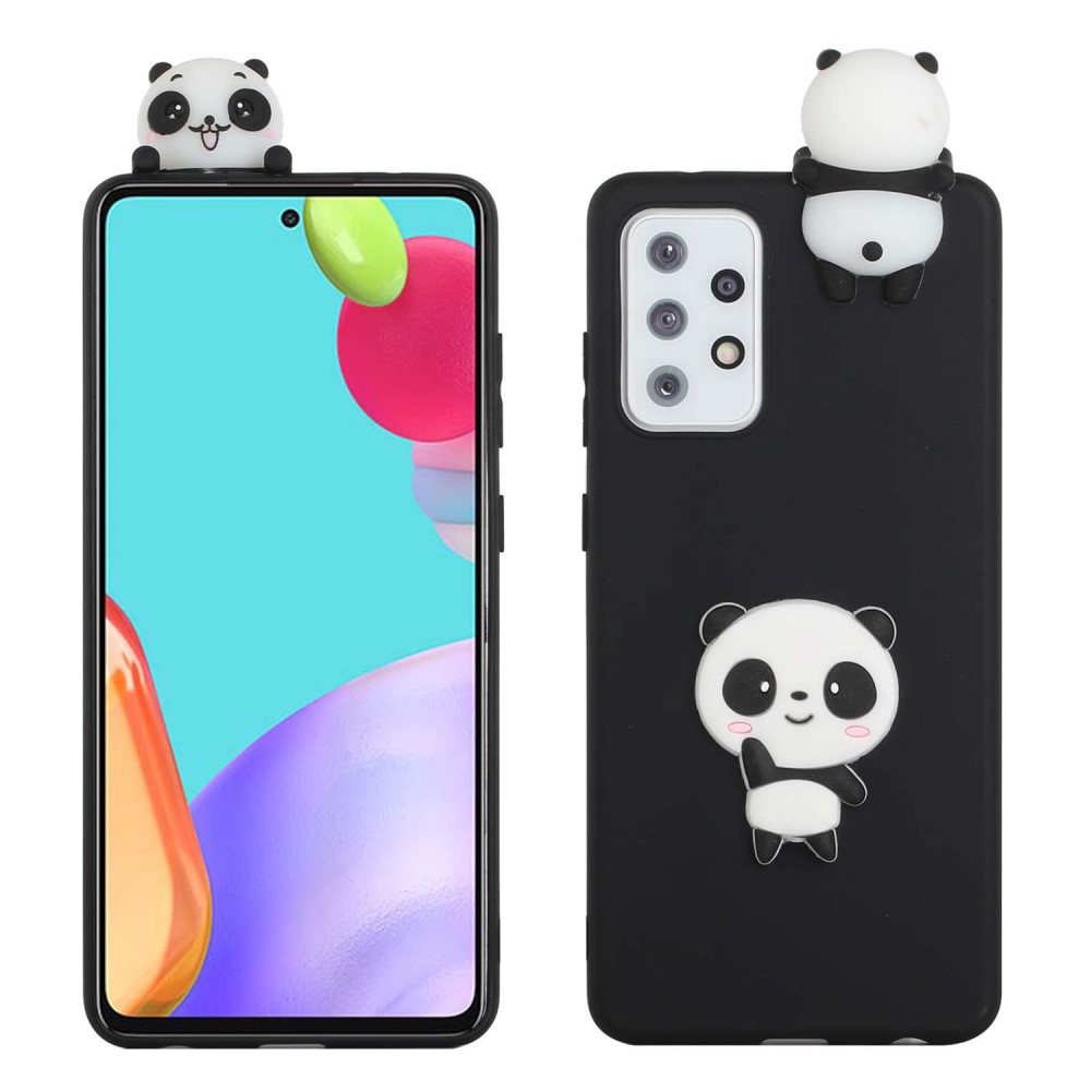 Samsung Galaxy A53 5G Skal 3D Figur Svart Panda