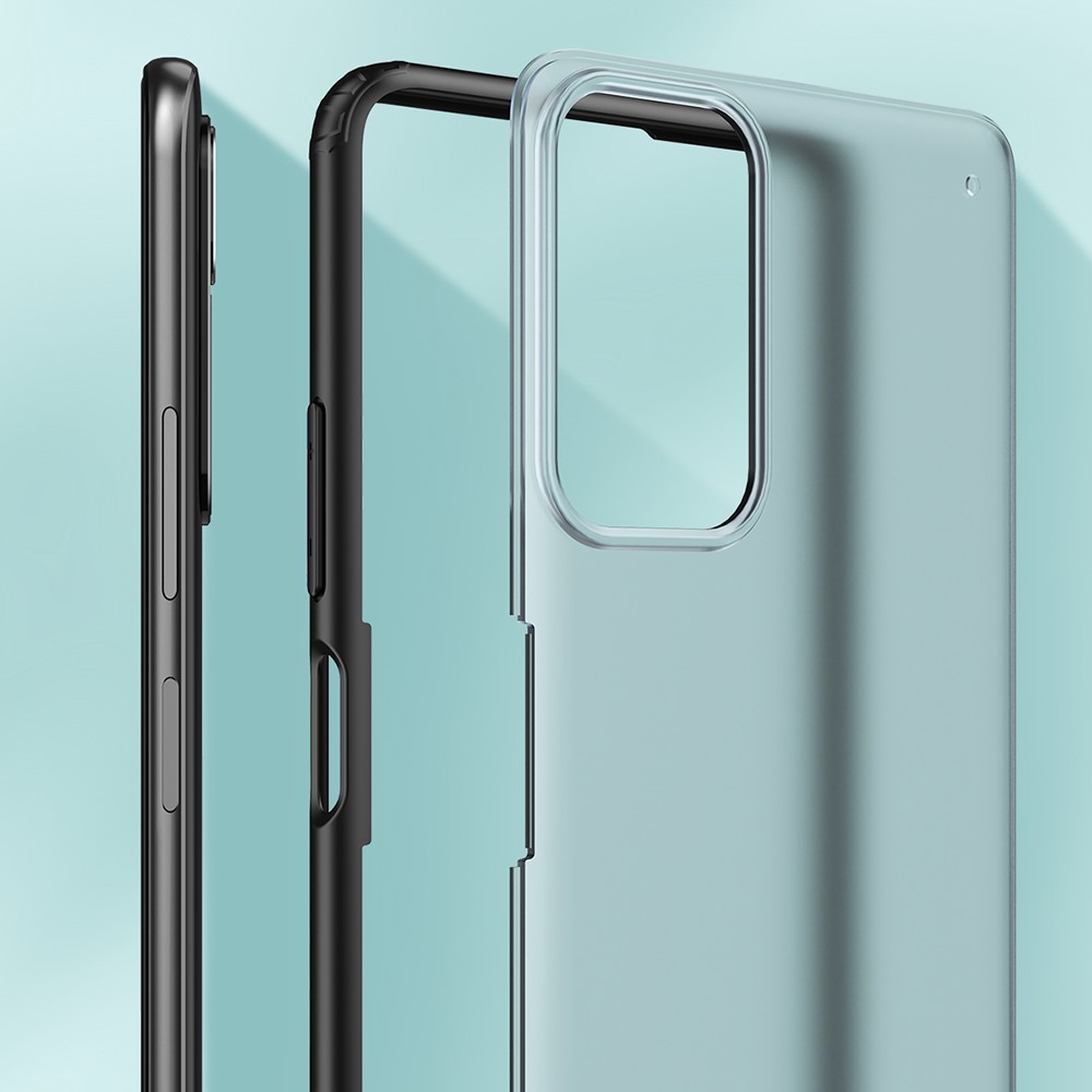 Xiaomi Redmi Note 11 4G Skal Armor Hybrid Matt Transparent