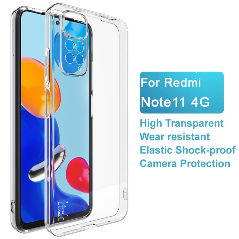 IMAK Xiaomi Redmi Note 11 4G Skal TPU Transparent