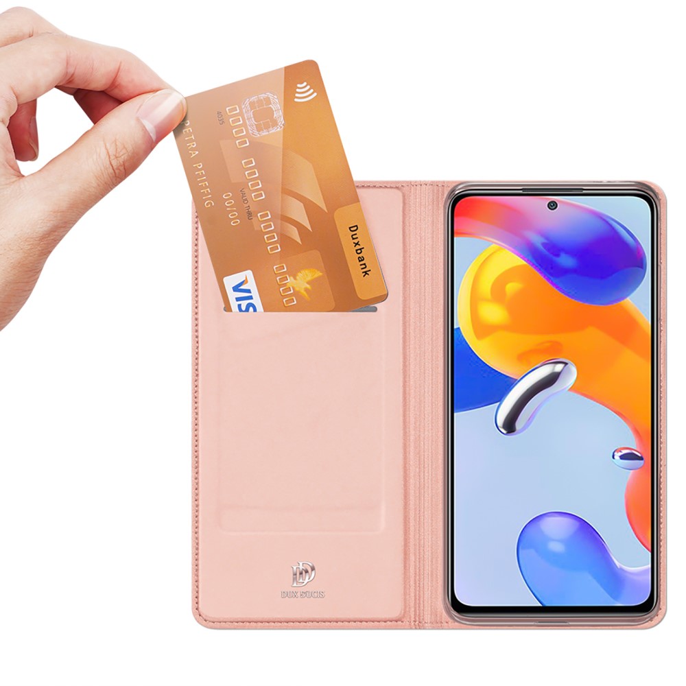 DUX DUCIS Xiaomi Redmi Note 11 Pro 5G Fodral Skin Pro Rosguld