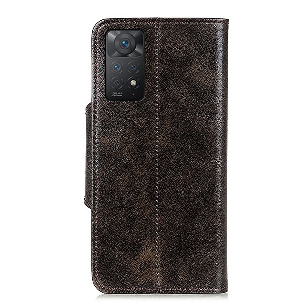 KHAZNEH Xiaomi Redmi Note 11 Pro 5G Fodral Vintage Brun