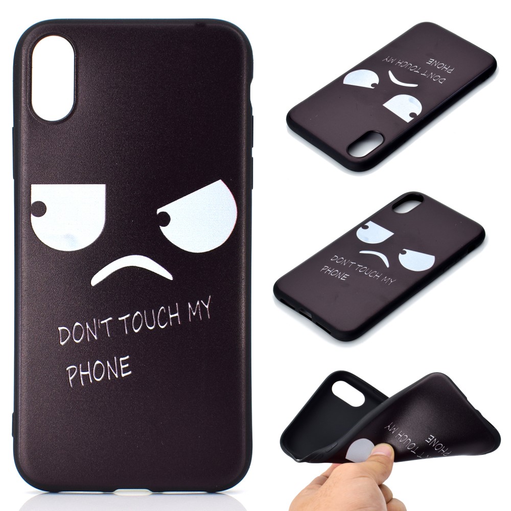 iPhone Xs Max - TPU Skal (Don’t Touch My Phone)