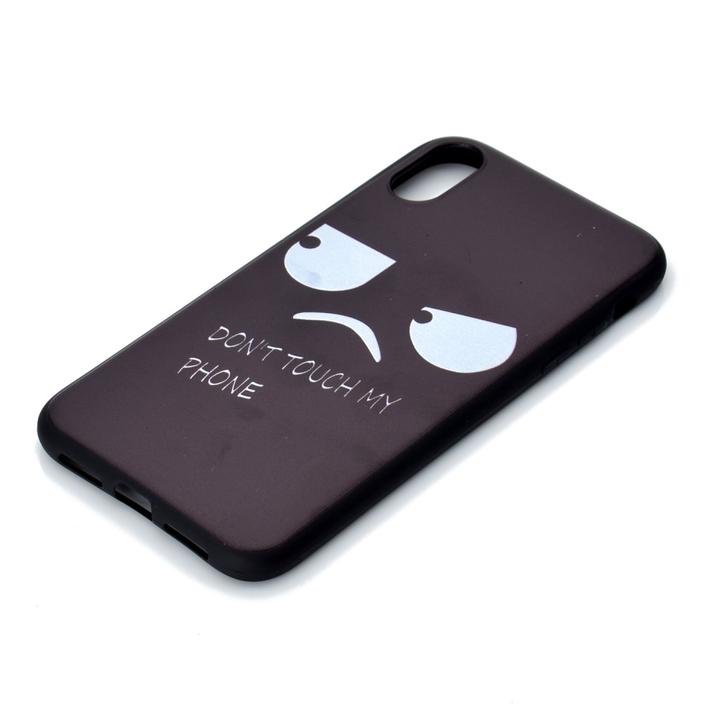 iPhone Xs Max - TPU Skal (Don’t Touch My Phone)