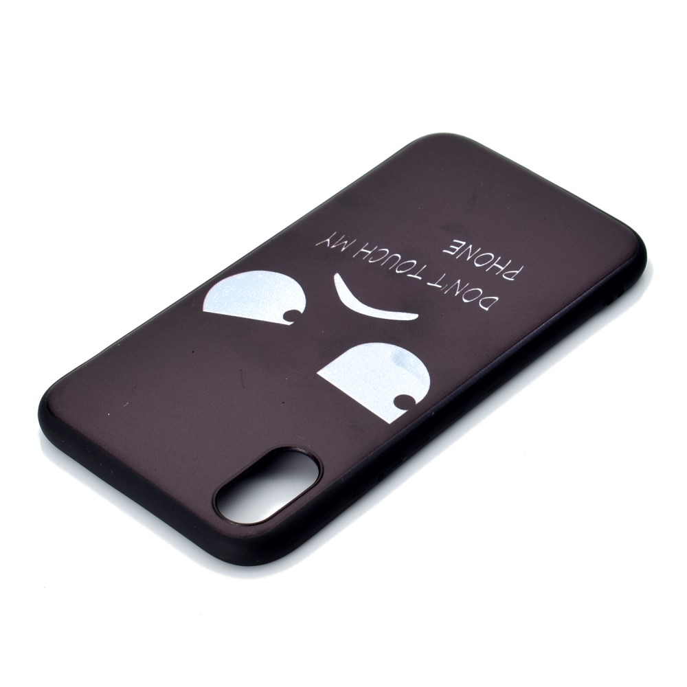 iPhone Xs Max - TPU Skal (Don’t Touch My Phone)