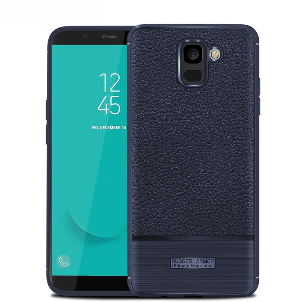 Samsung Galaxy J6 (2018) - Rugged Armour TPU Skal - Mrk Bl