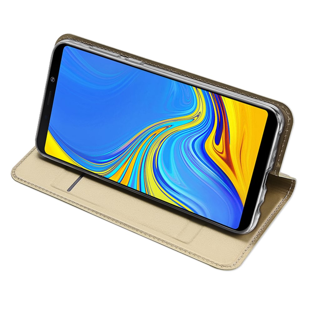 Samsung Galaxy A9 (2018) - DUX DUCIS Plånboksfodral - Guld