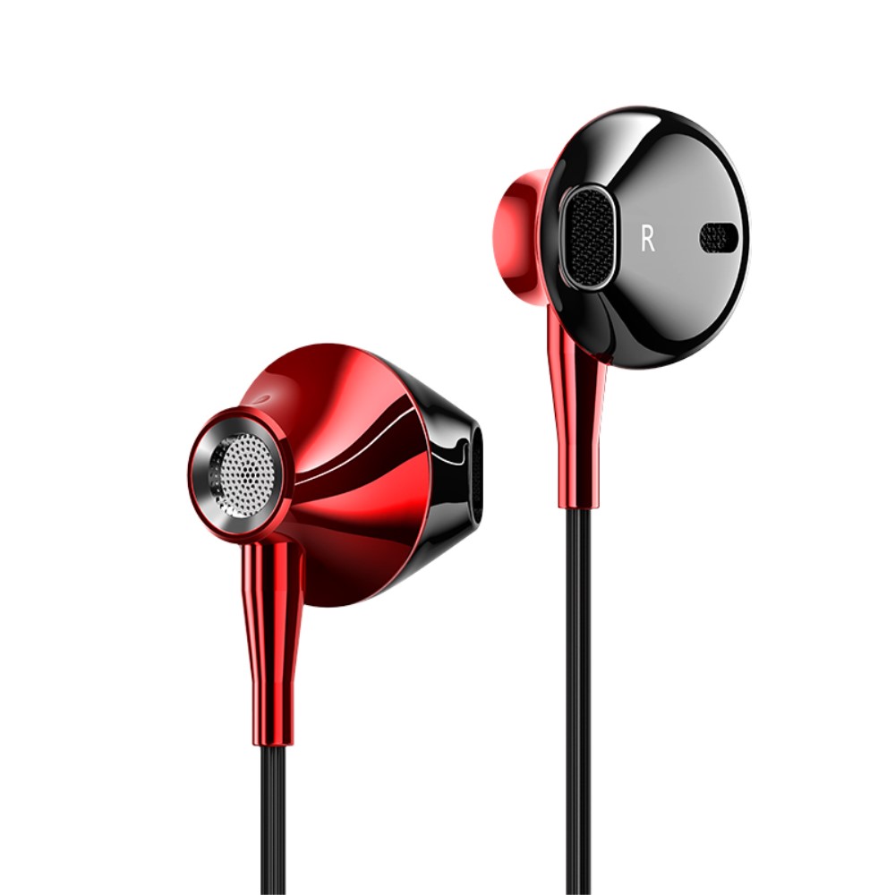 Köp USBC InEar Headset USAMS Röd Teknikhallen.se
