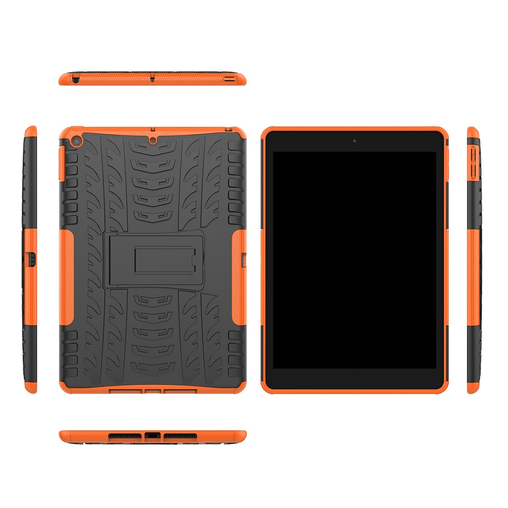 iPad 10.2 2019/2020/2021 Skal Rugged Kickstand Armor Orange