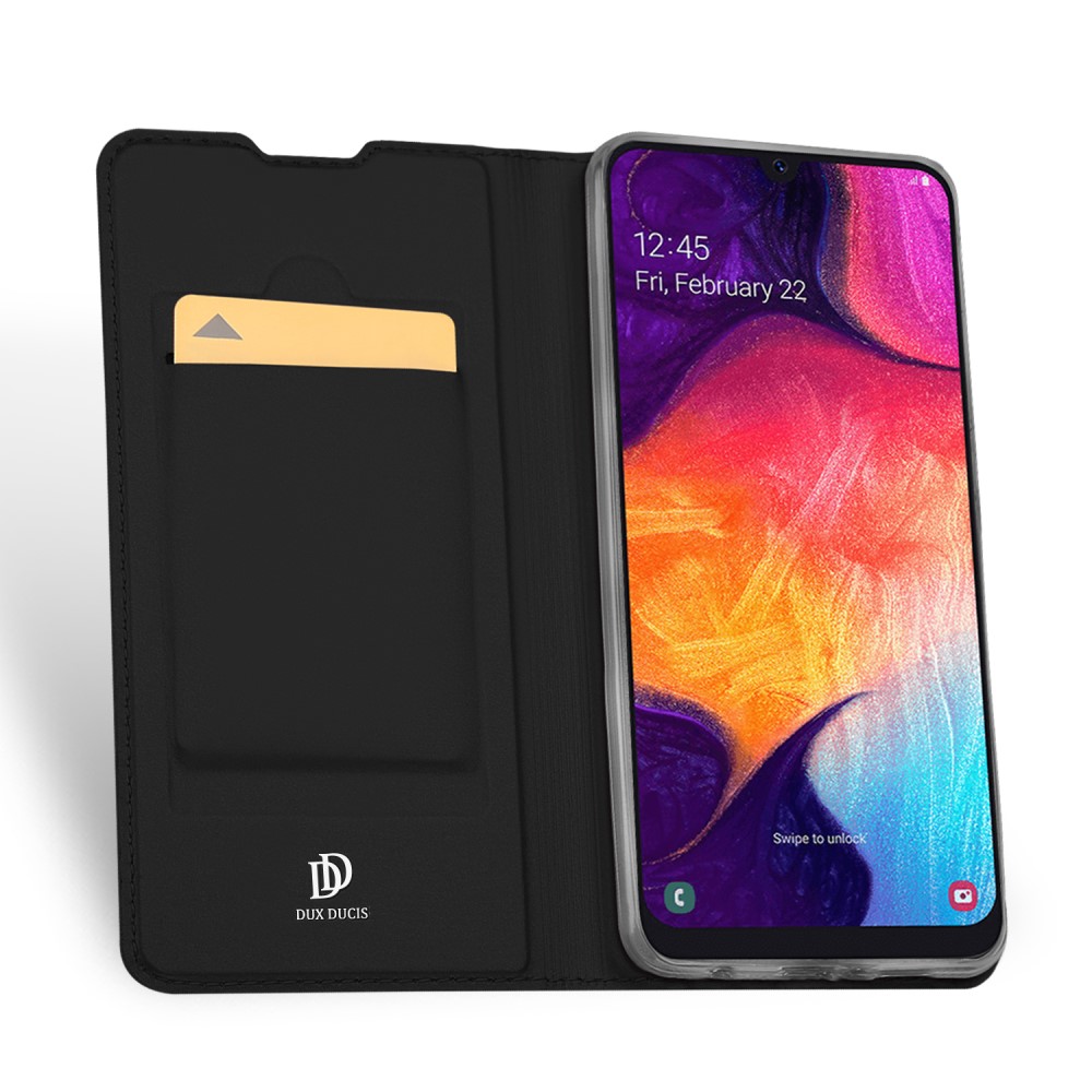 Samsung Galaxy A50 - DUX DUCIS Plånboksfodral - Svart
