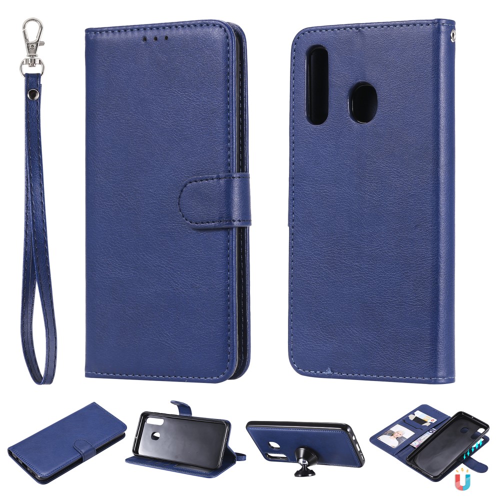 Samsung Galaxy A50 - Plånboksfodral / Magnet Skal - Blå