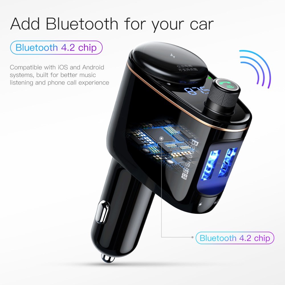 BASEUS Bluetooth FM-Sändare