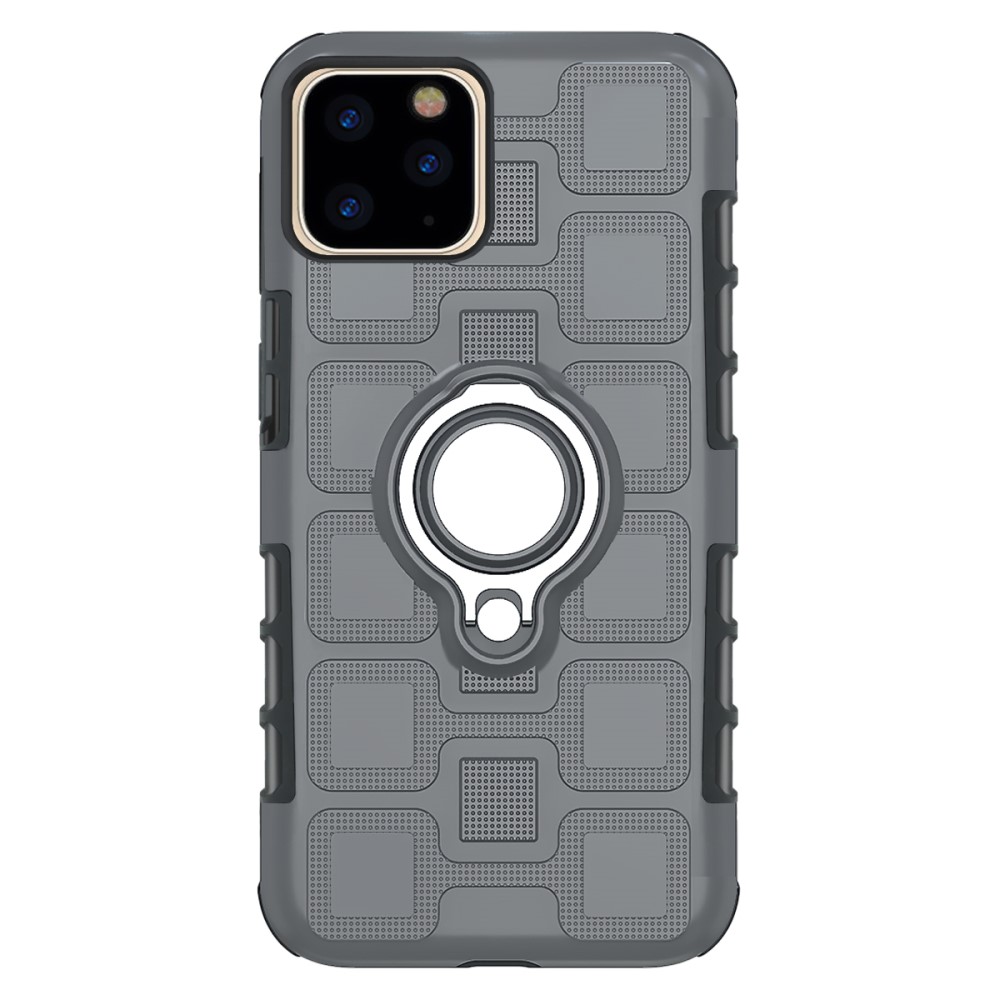 iPhone 11 Pro - Ring Skal - Funkar med magnethållare - Grå