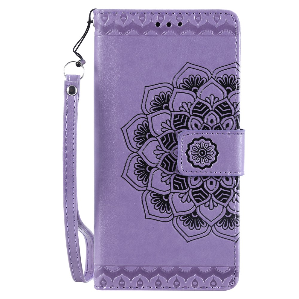 iPhone 11 Pro - Plånboksfodral Mandala - Lila