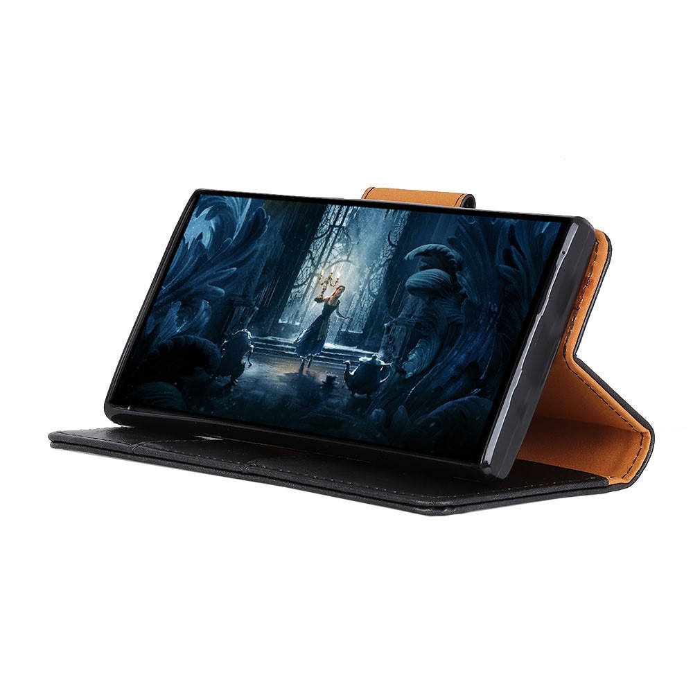OnePlus 6T - Premium Plånboksfodral - Svart