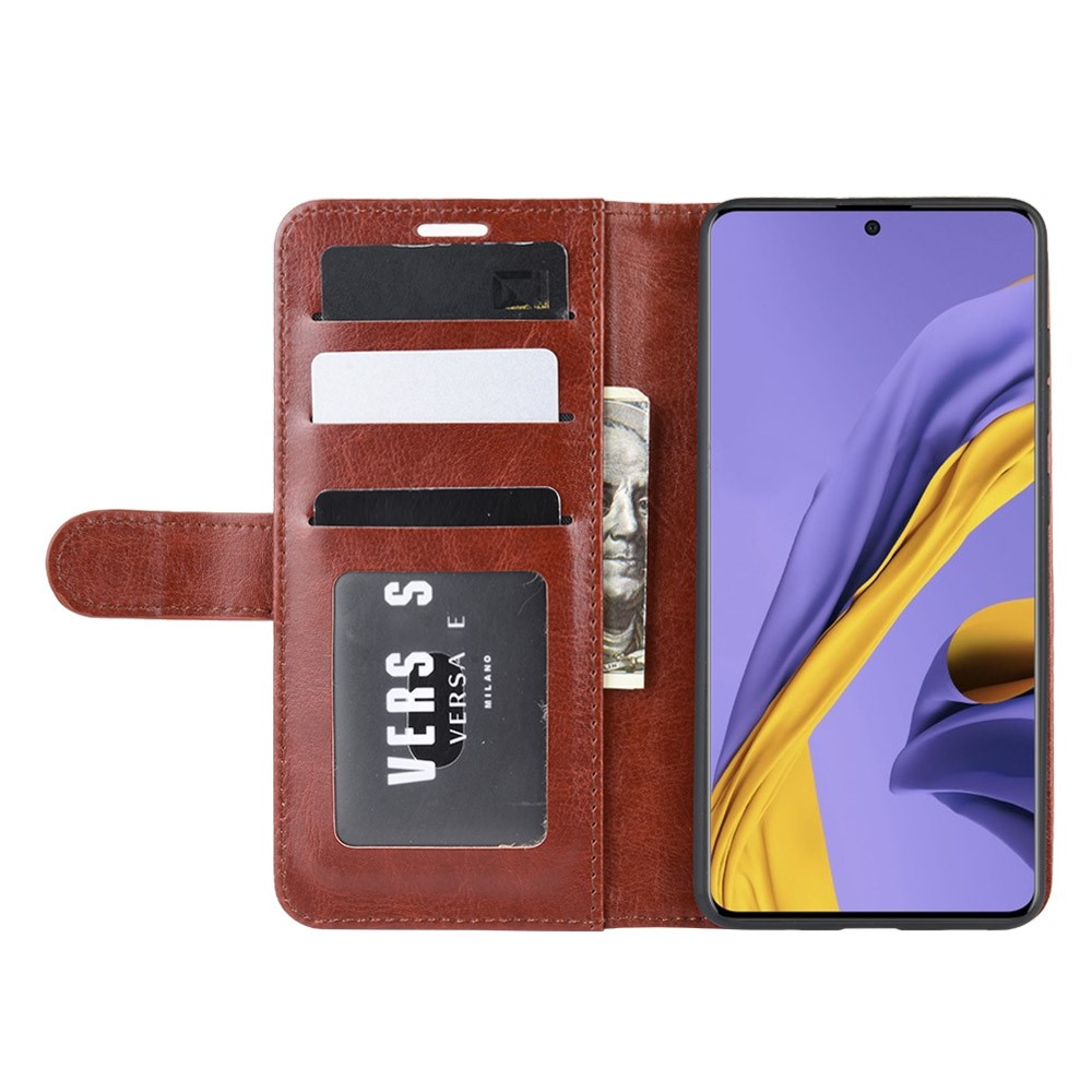 Samsung Galaxy A51 - Crazy Horse Plnboksfodral - Brun