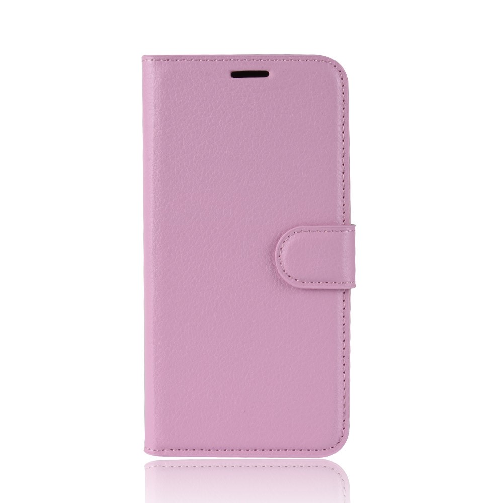 Samsung Galaxy A51 - Litchi Plånboksfodral - Ljus Rosa