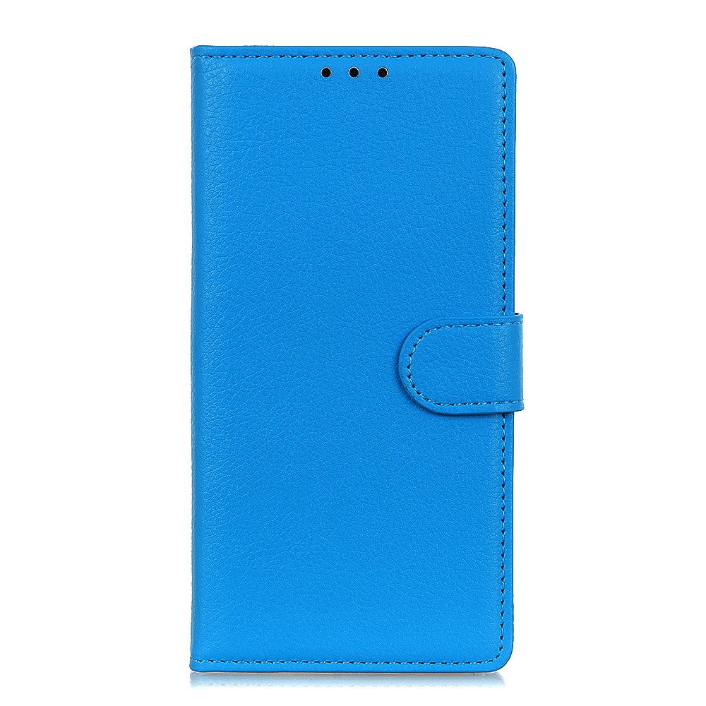 Samsung Galaxy Note 10 Lite - Litchi Plnboksfodral - Bl