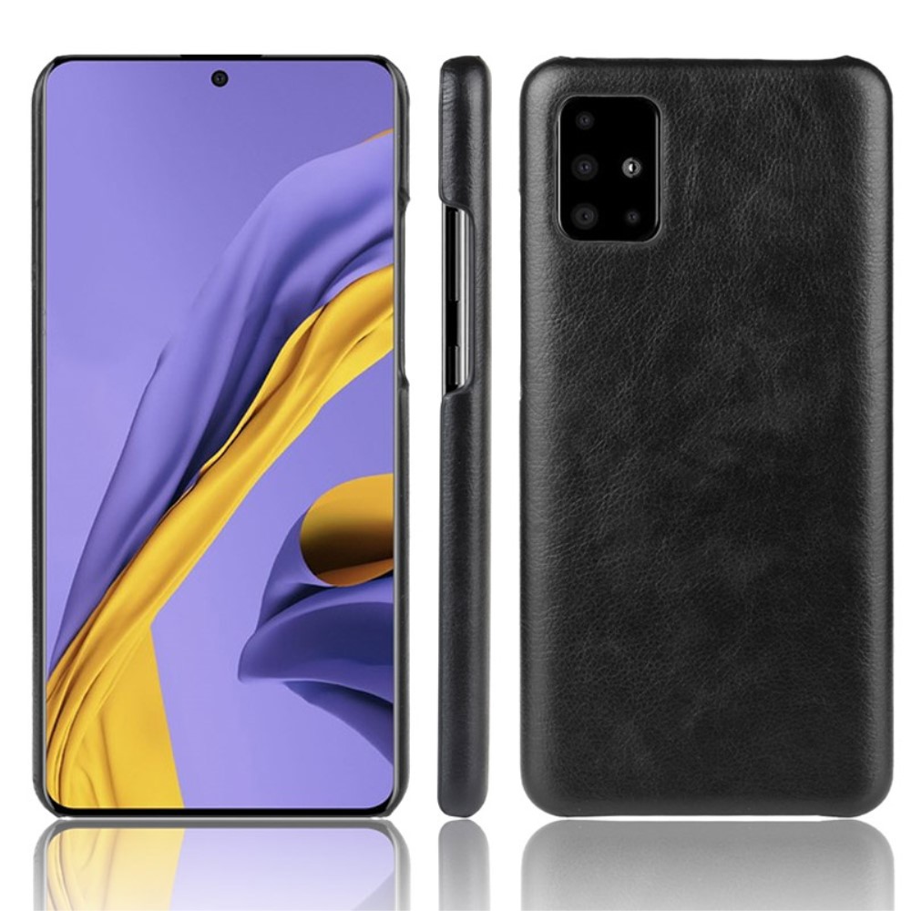 Köp Samsung Galaxy A51 Litchi Skal Svart Teknikhallen.se