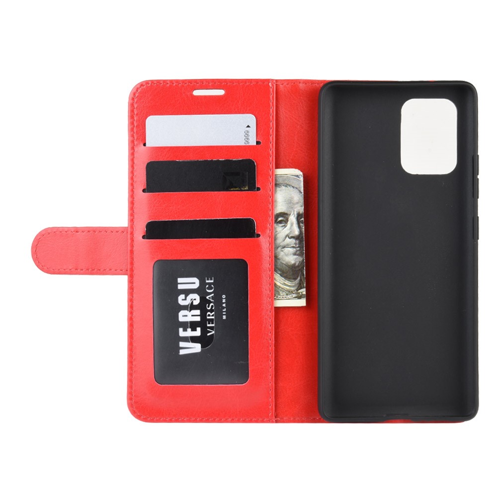 Samsung Galaxy S10 Lite - Crazy Horse Plnboksfodral - Rd